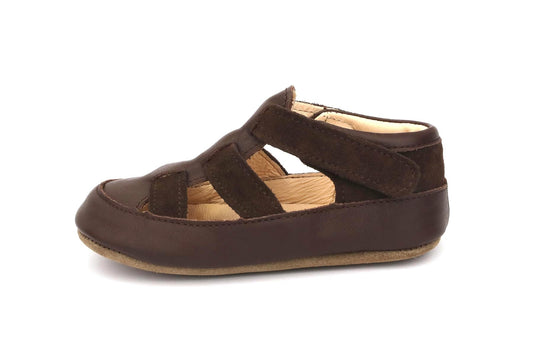 Obex Helis Kinder Breite Hausschuhe - Braun
