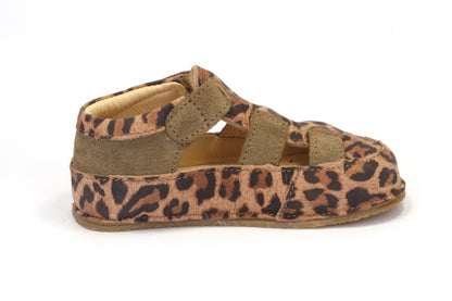 Obex Helis Kinder Sandalen - Leopardenmuster